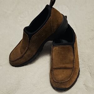 Men's Brown Suede Slip-On Shoes